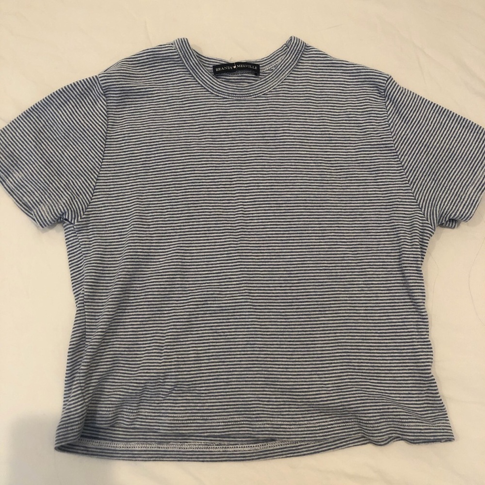 SUPER CUTE STRIPED BRANDY MELVILLE SHIRT!